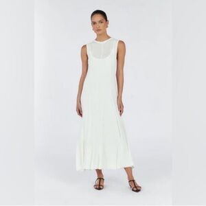 DISSH White Midi Dress